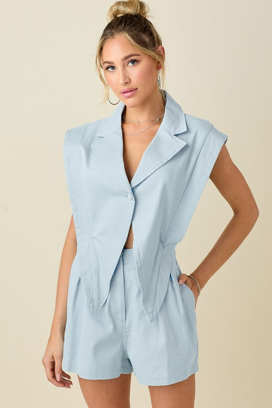 Fer denim romper