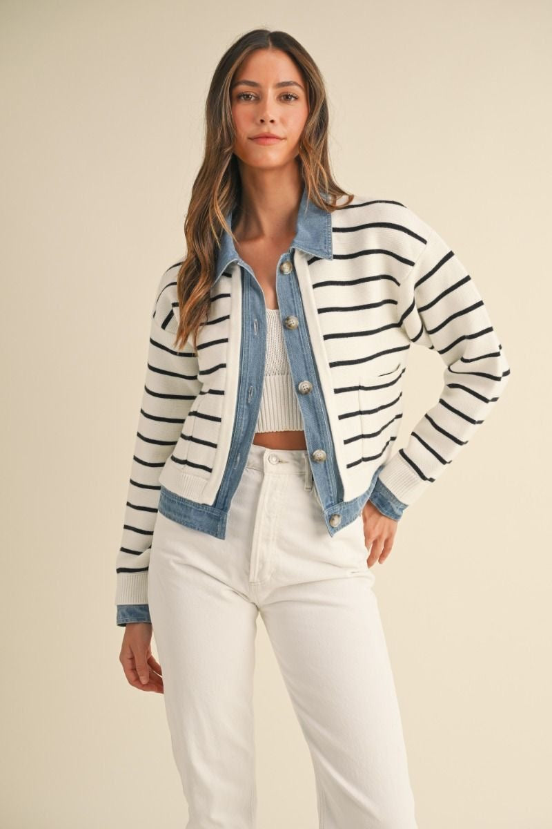 Denim Cardigan
