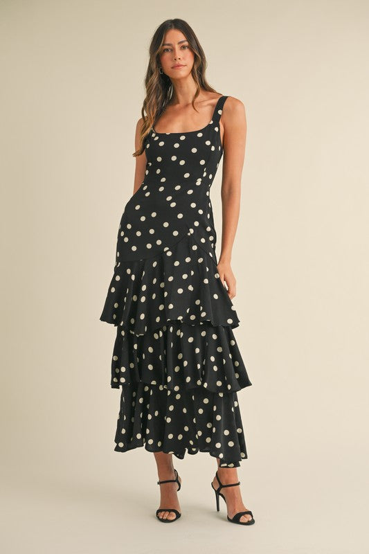 Lunar maxi dress